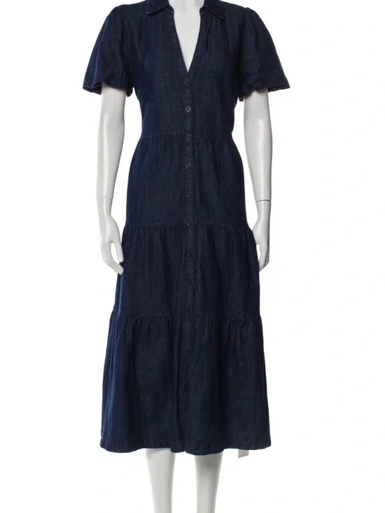 Brochu Walker The Havana Indigo Dress, size M - Picture 5 of 7